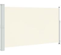 vidaXL Marquise latérale extensible 180x300 cm Crème