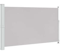 vidaXL Marquise latérale extensible 180x300 cm Gris