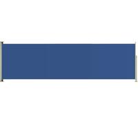 vidaXL Marquise latérale extensible 180x600 cm Bleu