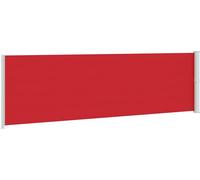 vidaXL Marquise latérale extensible 180x600 cm rouge