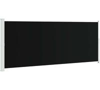 vidaXL Marquise latérale extensible 200x500 cm Noir