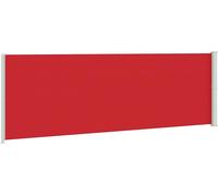 vidaXL Marquise latérale extensible 200x600 cm rouge