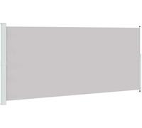 vidaXL Marquise latérale extensible 220x500 cm Gris – Résistance aux UV