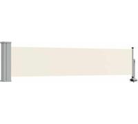 vidaXL Marquise latérale extensible 60×300 cm Crème