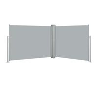 vidaXL Marquise latérale extensible Anthracite 140 x 1000 cm