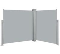 vidaXL Marquise latérale extensible Anthracite 140 x 600 cm