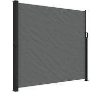 vidaXL Marquise latérale extensible Anthracite 180x500 cm