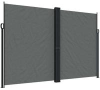vidaXL Marquise latérale extensible Anthracite 220x1000 cm