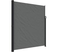 vidaXL Marquise latérale extensible Anthracite 220x500 cm