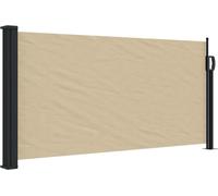 vidaXL Marquise latérale extensible Beige 100x300 cm