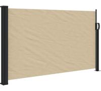 vidaXL Marquise latérale extensible Beige 120x500 cm