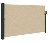 vidaXL Marquise latérale extensible Beige 120x600 cm