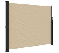 vidaXL Marquise latérale extensible – Écran d'intimité jardin et brise-vue balcon Beige 170x300 cm