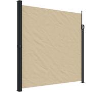 vidaXL Marquise latérale extensible Beige 200x300 cm