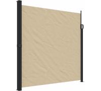 vidaXL Marquise latérale extensible Beige 200 x 600 cm