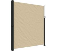 vidaXL Marquise latérale extensible Beige 220x600 cm