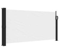 vidaXL Marquise latérale extensible blanc 100x500 cm