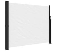 vidaXL Marquise latérale extensible blanc 160x300 cm