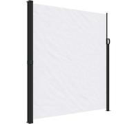 vidaXL Marquise latérale extensible Blanc 220x600 cm
