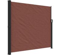 vidaXL Marquise latérale extensible brun 180x300 cm