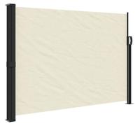 vidaXL Marquise latérale extensible Crème 140x300 cm