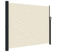 vidaXL Marquise latérale extensible Crème 160x300 cm