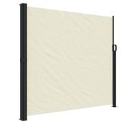 vidaXL Marquise latérale extensible Crème 180x300 cm