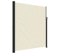 vidaXL Marquise latérale extensible Crème 220x600 cm