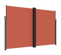 vidaXL Marquise latérale extensible rouge terracotta 220x1200 cm