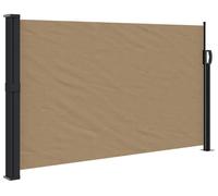 vidaXL Marquise latérale extensible Taupe 117x300 cm