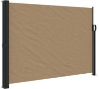vidaXL Marquise latérale extensible Taupe 140x300 cm