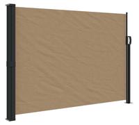 vidaXL Marquise latérale extensible Taupe 140x500 cm