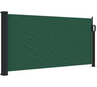 vidaXL Marquise latérale extensible vert foncé 100x500 cm
