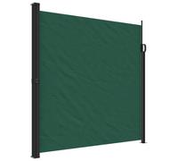 vidaXL Marquise latérale extensible vert foncé 200x300 cm