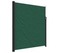 vidaXL Marquise latérale extensible 4004485 Vert foncé 220x500 cm – écran d'intimité de jardin