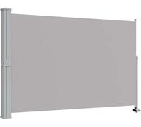 vidaXL Marquise latérale rétractable 160x300 cm Gris