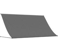 vidaXL Marquise rétractable Anthracite 300x150 cm Tissu et acier