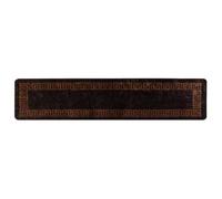 Vidaxl Coureur De Tapis Marsa Noir 50 X 300 Cm Polyester Et Pvc