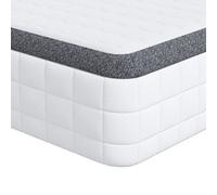 vidaXL Matelas 2 pcs Blanc, Gris 70 x 200 cm Tissu tricoté