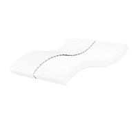 vidaXL Matelas en mousse blanc 200x200 cm dureté H2 H3