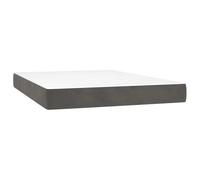 vidaXL Matelas à ressorts ensachés 140x210x20 cm velours