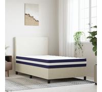 vidaXL Matelas à ressorts ensachés dureté moyenne 100x200 cm