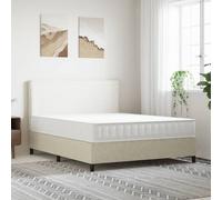 vidaXL Matelas à ressorts ensachés dureté moyenne 160x200 cm