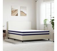 vidaXL Matelas à ressorts ensachés dureté moyenne 180x200 cm