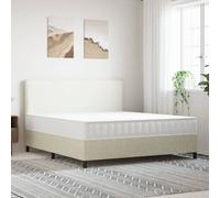 vidaXL Matelas à ressorts ensachés dureté moyenne 180x200 cm