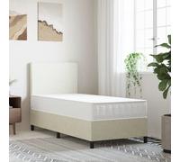 vidaXL Matelas à ressorts ensachés dureté moyenne 90x190 cm