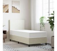 vidaXL Matelas à ressorts ensachés dureté moyenne 90x190 cm