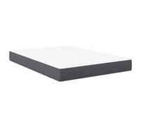 vidaXL Matelas à ressorts ensachés - Gris foncé, Moyen, 140x200x20 cm Tissu