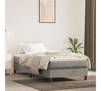 vidaXL Matelas pour enfant 80x160 cm – Ressorts ensachés, velours