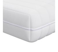 Matelas à ressorts ensachés - vidaXL - 80x160 cm - Blanc - Ressorts ensachés - Couche de coco - Mousse de confort